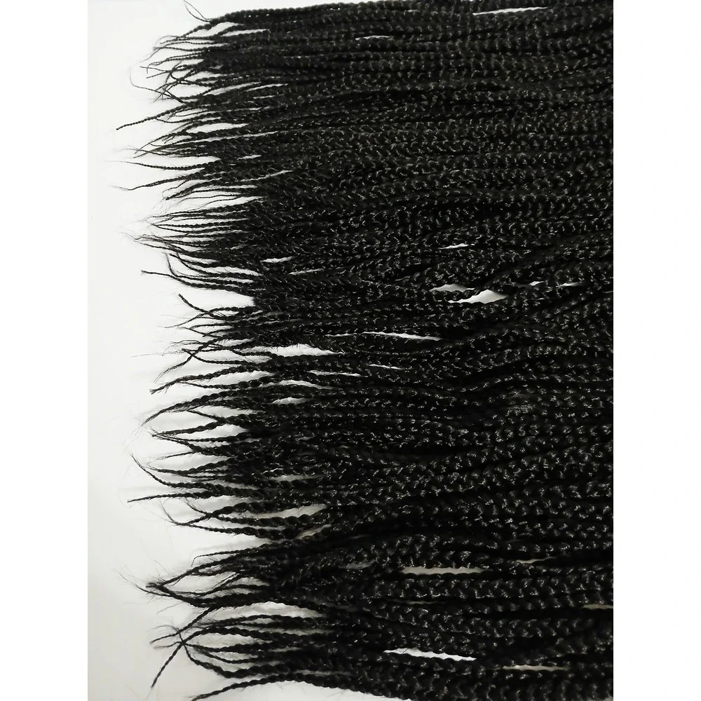 26 Inch Pre-Looped Crochet Box Braids Natural Black Synthetic Hair 6 Packs
